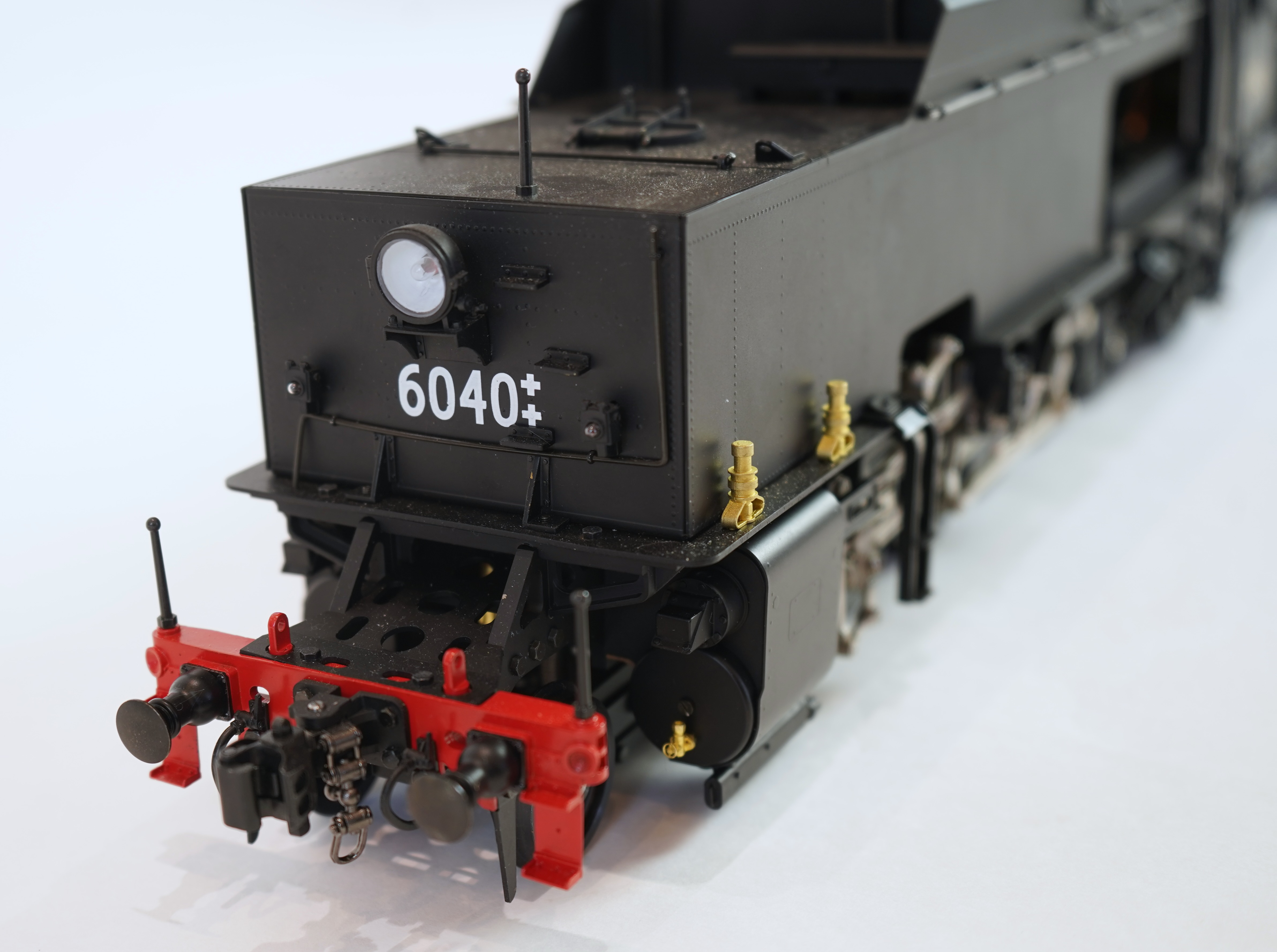 A Gauge One Aster Hobbies live steam Australian NSWGR AD60 Class, Bayer-Garratt 4-8-4+4-8-4 locomotive (from the 2009 production run), 6040, the kit built version, spirit fired working four cylinder motion, with grate an